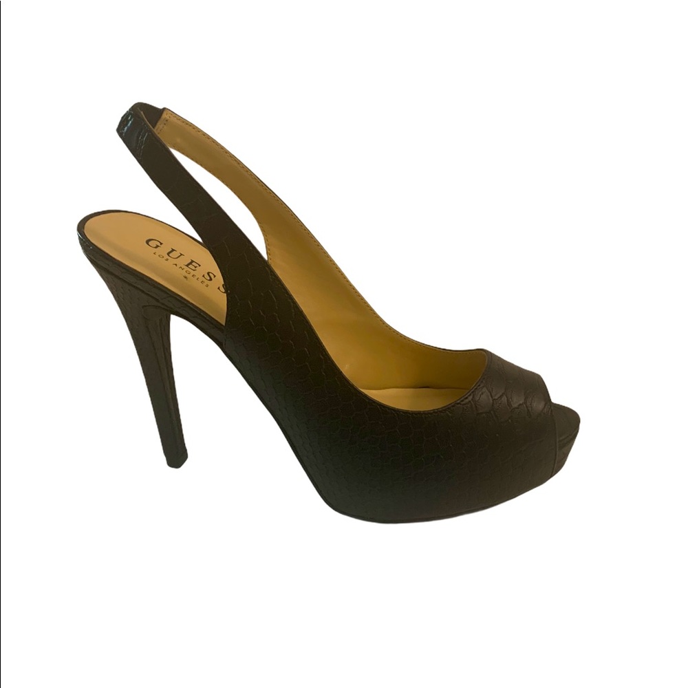 Guess open toe pumps